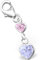 FANTASTIC NAILS COSMETIC COLLECTIONS Damen Herz Charm Anhänger für Bettelarmband echt 925 Sterling Silber mit Zirkonia Mädchen rosa Geschenk Idee Freundin K545o + V2