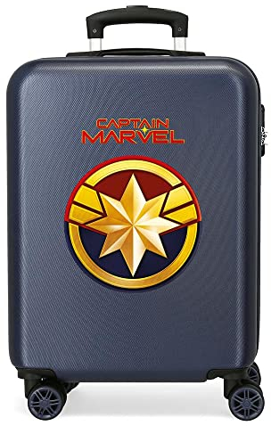 Marvel Avengers All Avengers Kabinenkoffer Blau 37x55x20 cms Hartschalen ABS Kombinationsschloss 34L 2,6Kgs 4 Doppelräder Handgepäck