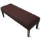 YISUN Universal-Bezug für Esszimmer-Bank, Elastisch Jacquard Dining Bench Cover für Esszimmer, Abnehmbar Bezug für Esszimmerstuhl Esszimmer (Kaffee)