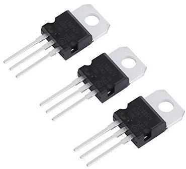 Chip IC stabilizzatore di tensione, regolatore di tensione L7805 LM7805 7805 all'ingrosso 10pcs / Lot + 5V 1.5A NUOVO