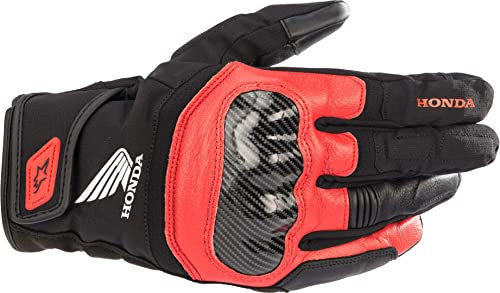 Alpinestars Honda SMX Z Drystar Motorradhandschuhe (Black/Red,L)