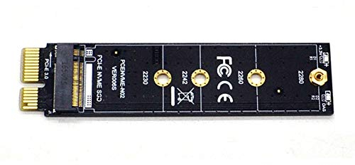 Fdit M.2 PCIe-Adapter, M.2 M-Schlüssel NVME-SSD zu PCI Express 3.0 X1-Hostcontroller-Erweiterungskarte, Unterstützung 2230 2242 2260 2280 SSD (Nicht für SATA)
