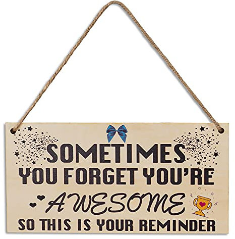 Birthday Gifts for Her Thank You Gifts Birthday Gifts for Women You Are Awesome Wooden Friendship Plaque Gift for Women Best Friends Sentimental Inspirational Gift for Cheer Up
