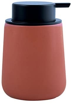 MSV Seifenspender Maonie Keramik Flüssigseifen-Spender 300ml matt Terracotta rot