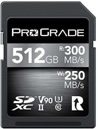ProGrade Digital SDXC UHS-II V90 300R Memory Card (512GB)
