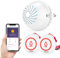 SINGCALL Tuya WiFi System de Llamada de Alarma(Actualización de Equipos) System de Alarma de pánico para Ancianos/Pacientes/discapacitados,Alarma de Llamada de Largo Alcance,1 Receptor+2 Botones
