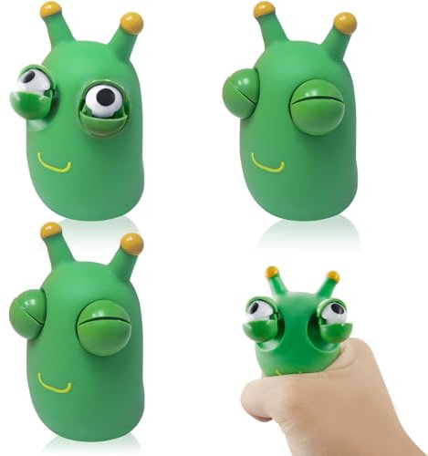 3 Stück Squishy Squeeze Spielzeug,Stress Squeeze Spielzeug für Erwachsene,Pflanzliches Insekten Squeeze Spielzeug,Erwachsene Angst Stressabbau Stressball,Stressbälle Party Tütenfüller für Kinder