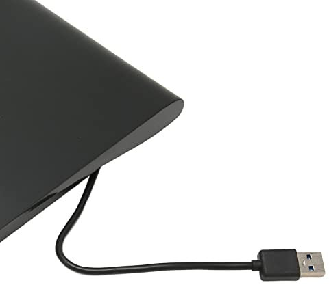 Zunate Externes USB3.0-DVD-Laufwerk, Ultradünner Externer Tragbarer USB-C-DVD-Player-Brenner für Laptop-Desktops, PC, CD, DVD + -RW-Laufwerk