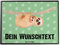 Mr. & Mrs. Panda Personalisierte Schreibtischunterlage Faultier Kind - Personalisierte Geschenke, Mutter, Schreibtischauflage mit Namen,