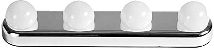 kyaoayo LED Makeup Mirror Lighting Kit, Wireless Makeup Mirror Bulbs, Battery Operated Fill Lights, Hollywood Dressing Table Lights with Suction Cup, Mounting Perfect for Bathroom