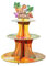 Spldsun 3 Etagen Cupcake Display Turmständer, Wiederverwendbar, Kuchenständer Pappe, Dinosaurier Cupcake Ständer, für Geburtstagsfeiern, Familienfeiern, Bankette (Dinosaurier)