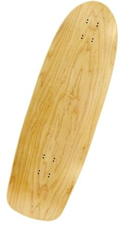 Sharplace Blankes Skateboard-Deck mit doppeltem Schwanz, Ersatz für Longboard-Deck aus Holz, 7-lagige Ahornkonstruktion für Anfänger, Outdoor-DIY-Basteln