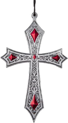 WIcked Costumes Deluxe Gothic Kreuz Anhänger Halloween Horror Verkleidung Zubehör