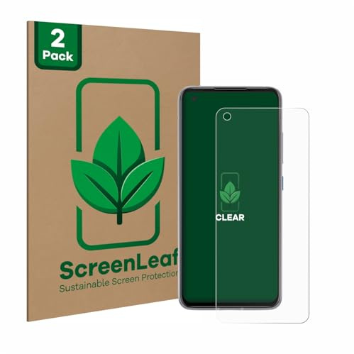 ScreenLeaf 2 Stück Schutzfolie für ASUS ZenFone 8 [nachhaltiger Displayschutz, Folie, transparent, kratzfest]