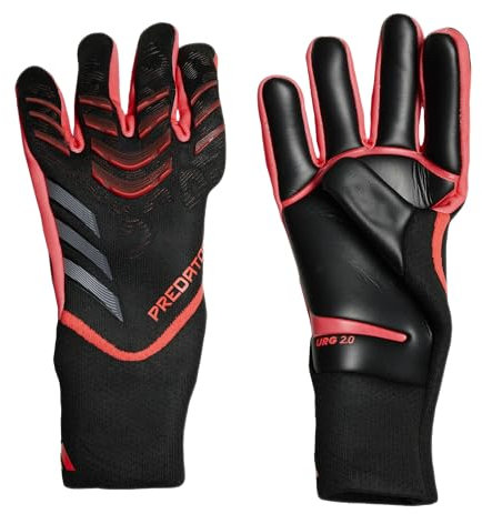 adidas Unisex Predator Pro Torwarthandschuhe Black/Black/Lucid Red 10