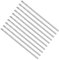METALLIXITY Drill Bit (0.5mm) 10Pcs, 4241 High-Speed Steel Straight Shank 118° Uncoated Bright Finish Drill Bit for Wood Plastic Iron Copper Aluminum Low Soft Metal