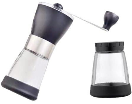 Ciieeo Edelstahl Manuelle Kaffee Mühle Hand-gekurbelt Kaffeebohnenhandbuch Für Reisen Wandern Ausflüge Rucksackreisen Tragbar Und Leicht