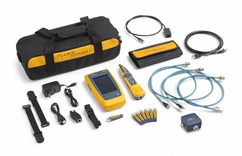 Fluke Networks LIQ-DUO Industrial Ethernet Kit with remote ID’s, Probe, UK Version