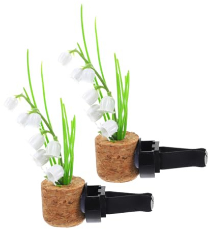 HEALEEP 2pièces Clip Décor Ventilation Auto Diffuseur Parfum Naturel Pour Voiture Accessoire De Climatisation Élégant Et Pratique