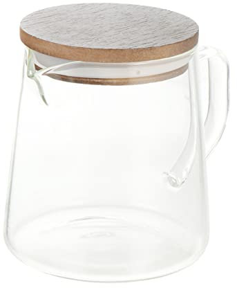 UTHCLO Tetera De Vidrio Transparente Multiusos Cafetera Lechera Resistente Al Calor Frío