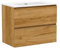 Baikal Mueble de Baño Klay. Mueble MONTADO. 2 Cajones Suspendido con Lavabo. Armario de Baño. Lavabo Ceramico. 80cm Teka.