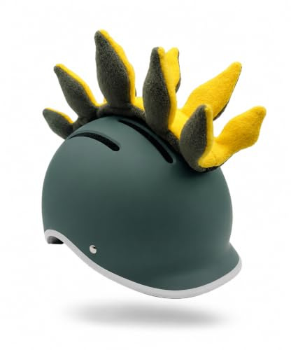 bomal Dino Helm Zubehör für Fahrradhelm – Helmohren für Kinder & Erwachsene | Dino-Helmzubehör zum Ankletten – macht aus jedem Helm einen Dino-Helm