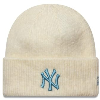 New Era Women Wide Cuff Beanie New York Yankees Creme - One-Size