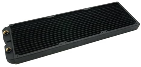 Ouyniei Radiateur de Refroidissement Liquide for PC en cuivre 140 mm, 280 mm et 420 mm, échangeur de Chaleur for processeur et Carte Graphique, Compatible avec Ventilateurs de 140 mm.(420)