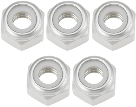 eMagTech Nyloc-Sechskantmuttern, 1/4-20 UNC, ersetzt OEM 3296-42 32146-17 9156614, kompatibel mit Toro, kompatibel mit Exmark, 5 Stück
