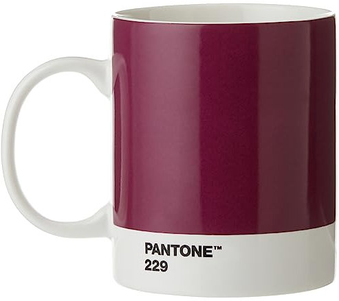 Pantone Kaffeetasse, Porzellan, Aubergine 229, 8.4 Centimeters cm
