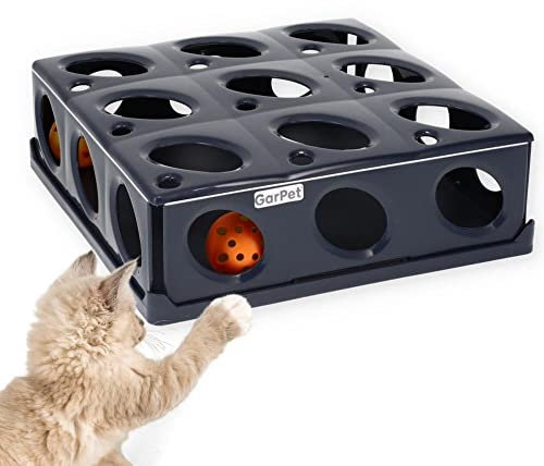 GarPet Katzenspielzeug Intelligenzspielzeug Katze interaktiv Selbstbeschäftigung Ball Intelligenz Spielzeug Activity