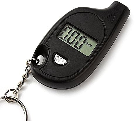 iTimo Auto Motorcycle Tyre Pressure Digital Meter Tester Tire Pressure Gauge Mini Diagnostic Tool Keychain Car Detector LCD Display