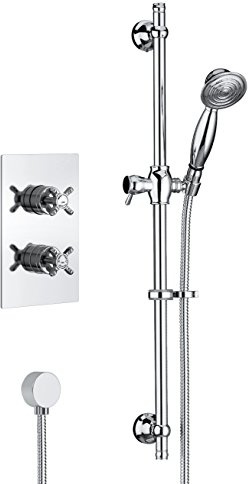 Bristan 1901 6 Funktionen PK komplett Dusche Pack, chrom
