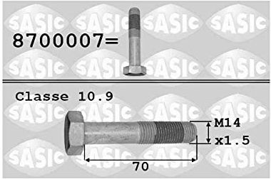 Sasic 8700007 Pulley Screw