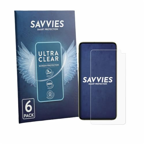 Savvies Schutzfolie für Samsung Galaxy S10e | 6 Stück Transparenter Displayschutz Made in Germany Ultra-Klar Displayschutz-Folie