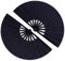 Minleer Large Folding Hand Fan 2 Pack, Nylon-Cloth Vintage Retro Fabric Fans, Chinese Kung Fu Tai Chi Hand Fan for men/women, Festival, Dance, Gift, Performance, Decorations (Black, 13 inch)