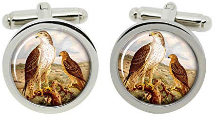Gift Shop Bonelli's Adler Manschettenknöpfe in Chrom Kiste