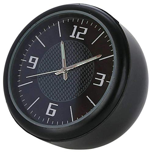 Riloer Auto Uhr, Universal Mini Digital Quarz Leuchtuhr für Klimaanlage Entlüftung, Auto Interieur Ornamente