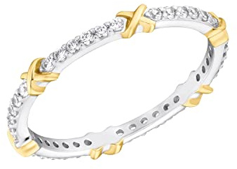 Amor Ring 925 Sterling Silber Damen Ringe, mit Zirkonia synth., Silber, Kommt in Schmuck Geschenk Box, 2035589