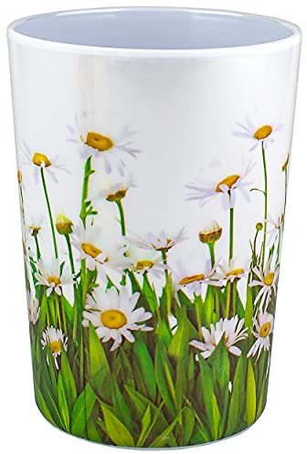 alles-meine.de GmbH Geschirr Motiv & Artikel wählbar Melamin - Trinkbecher/Zahnputzbecher/Malbecher - Margerite - 350 ml - Saftbecher mehrweg - Zahnputzbecher/Malbecher..