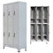Tidyard Aktenschrank Büroschrank mit 6 Fächern 6 Türen Stahl Schließfachschrank Mehrzweckschrank 90 x 45 x 180 cm