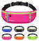 WATMHHJQ Marsupio da corsa per cellulare da uomo e donna, impermeabile, cintura da corsa per escursioni, fitness, corsa, regolabile, porta cellulare (rosa)