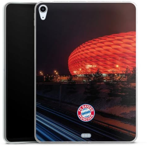 DeinDesign Silikon Hülle kompatibel mit Apple iPad Air 2020 (2020) Case Tablet Hülle FC Bayern München FCB Stadion