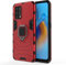Max Power Digital Hülle für Oppo A74 4G Drehbar Ringhalter Cover Magnet Bumper Handyhülle Case Stoßfest Doppelschichter Schutzhülle Outdoor Shock Absorption Mit Ring (Rot)