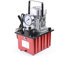Bomba hidráulica accionada eléctrica, 750 W, 220 V, bomba hidráulica eléctrica, válvula manual, bomba electrohidráulica con válvula manual, 700 bar, 70 MPa (rojo)