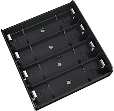 Lodokdre 1PCS 4X 21700 Battery Holder Box Case ABS Fireproof Bank Cases Slot Batteries Container with