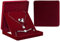 Fadsace Plush Velvet Jewelry Set Box Organizer Necklace Earring Ring Necklace Bracelet Gift Display Case Wedding Jewelry Storage Holder Gift Box (Wine Red)