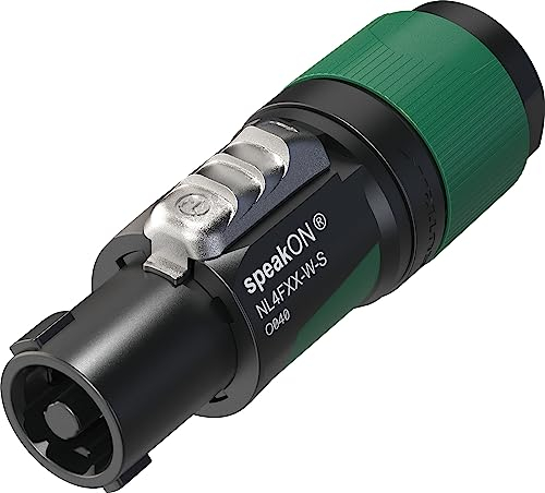 Neutrik | NL4FXX-W-S Speakon 4-Pole Cable Connector | Cable dimensions 6-12mm