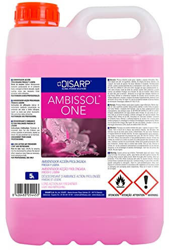 Ambientador concentrado 5L, de acción duradera y desodorizante.Nota fresca y ligera