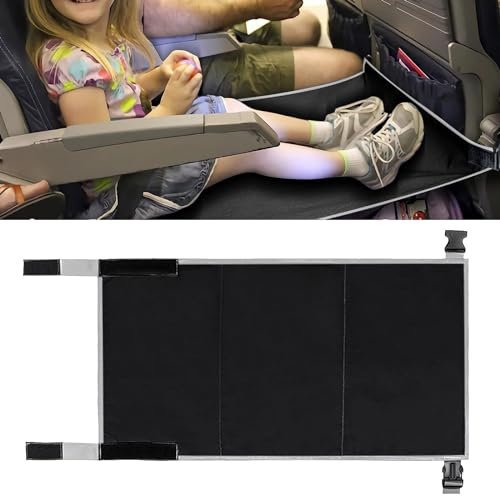 Toddler Airplane Bed,Kids Airplane Seat Extender Aeroplane Bed for Children Portable Travel Foot Hammock for Kids Toddler Baby Plane Travel Essentials to Lie Down Rest on Plane